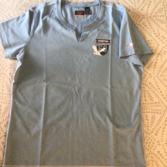 Blue Esprit T-shirt L - Picture 2 of 3